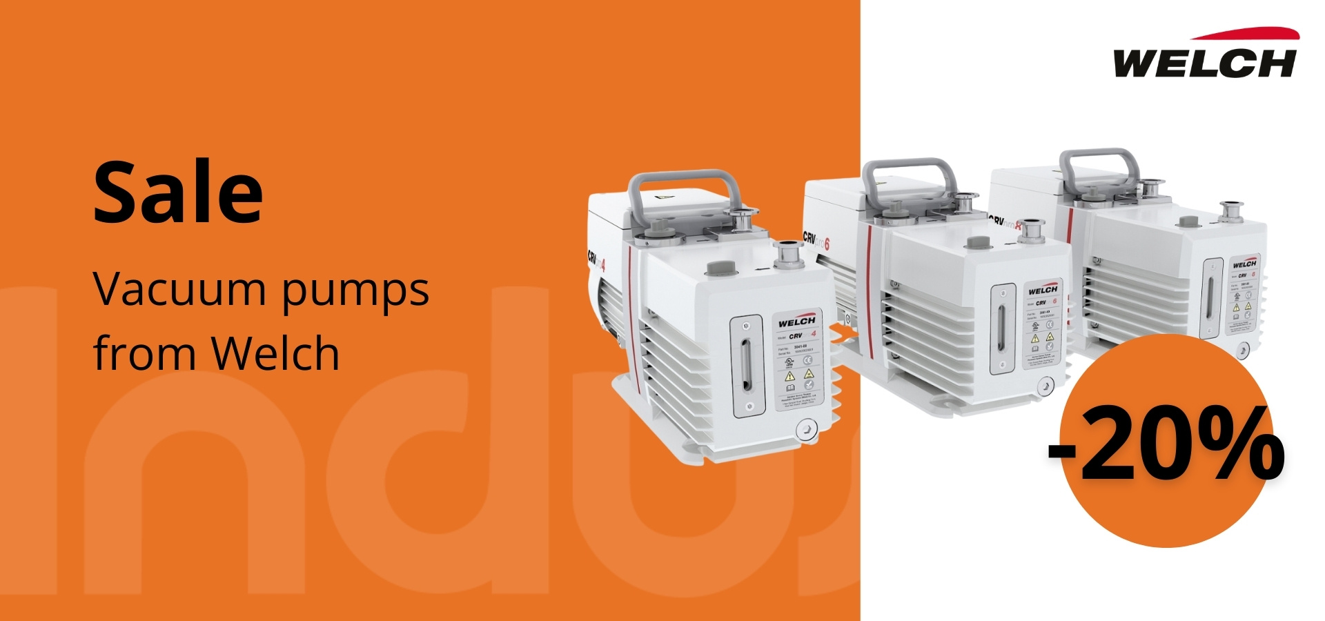 Welch vamuum pumps - sale